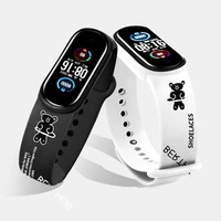 for xiaomi mi band 5 4 6 strap replaceable bracelet mi 3 4 5 cartoon graffiti soft silicone wristband for miband 3 4 5 straps