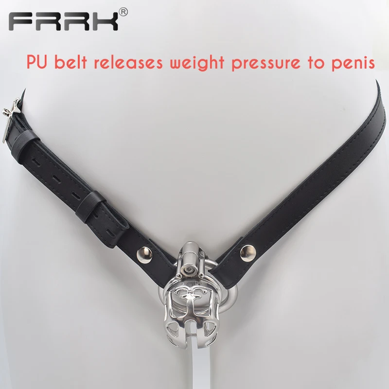 FRRK Chastity Cage Mamba Cock Ring with Allen Screw Lock for Men BDSM Adult Shop Sex Toys Bondage Belts Device Intimate Product | Красота и