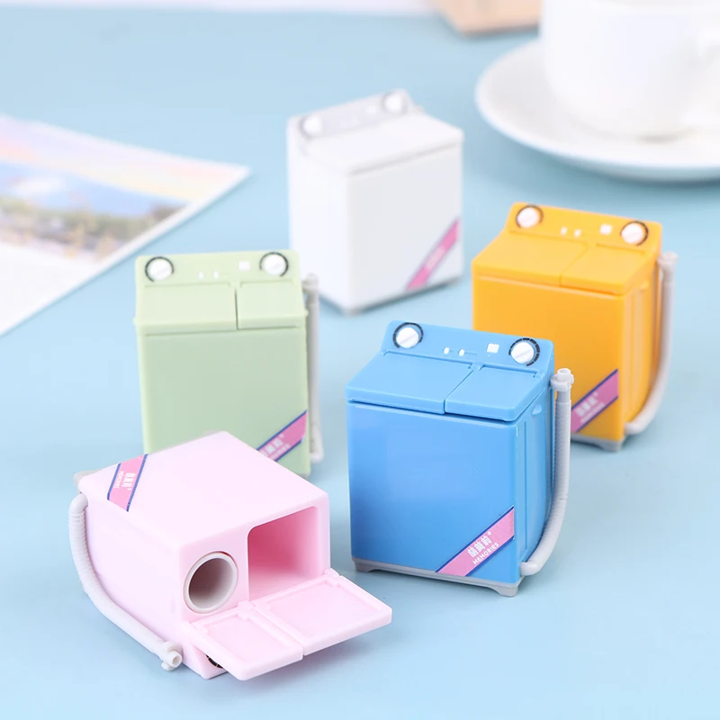 

1PC Dollhouse Miniature Furniture Mini Washing Machine Model Simulation Kitchen Furniture Doll House Decor