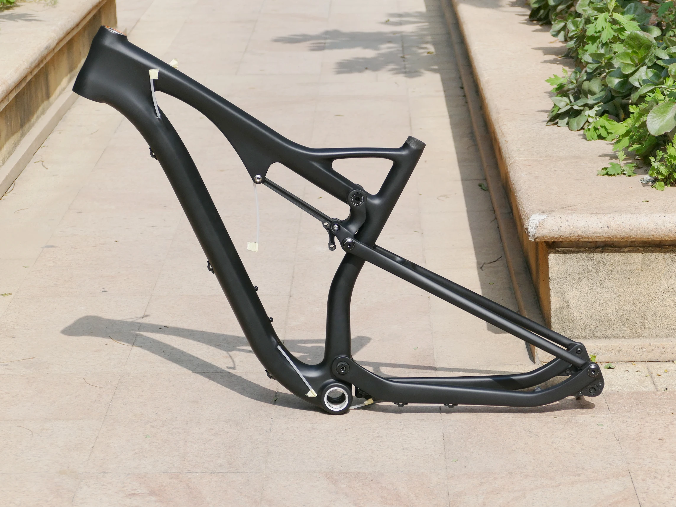 FR-703 Toray углеродный полнокарбоновый UD матовый 29er горный велосипед полноподвесная