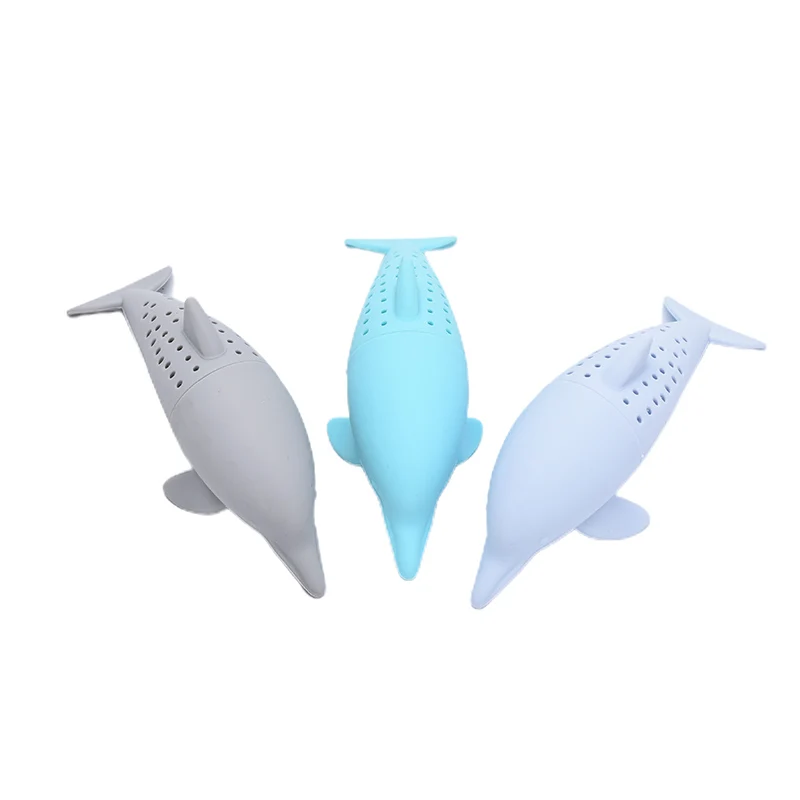 

Cute Dolphin Tea Infuser Teapot Filter Silicone Tea Strainer Kitchen Accessories Tea Brewer Silicone Manatee Tea Strainer