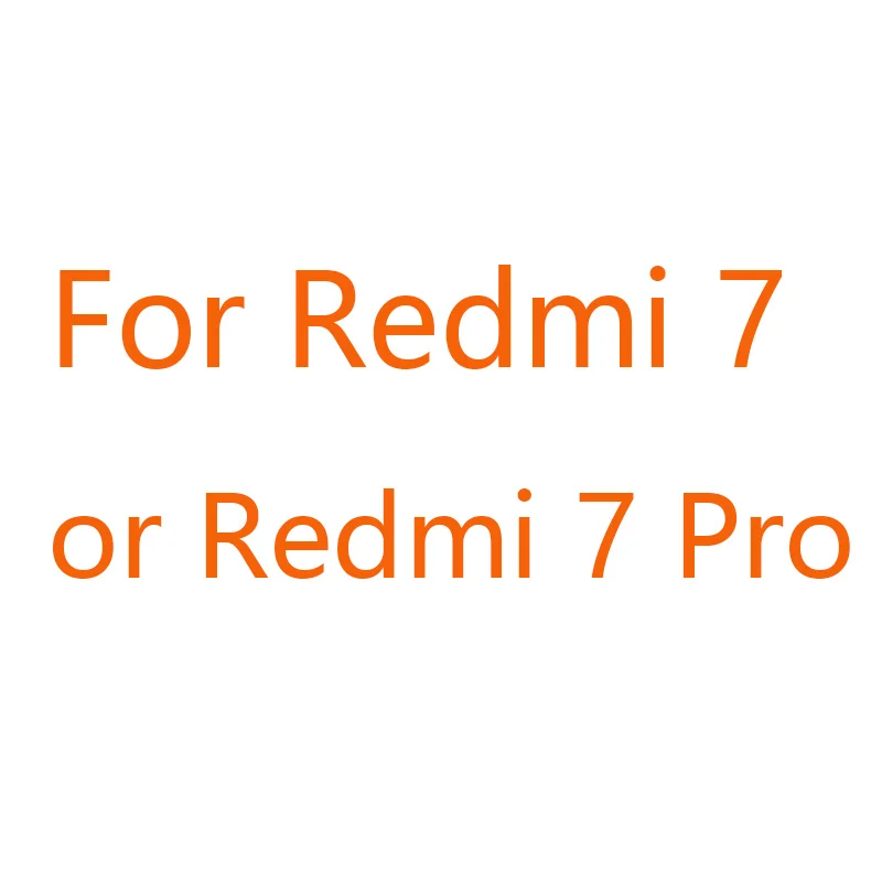 For Redmi 7 or pro Полностью покрывающая Гидрогелевая пленка для Xiaomi Redmi Note 8, 9, T, 7, 6 Pro, 5, 4, 4X, Защита экрана для Redmi 7 Pro, 6, 6A, 4X, защитная пленка без стекла - Цвет: For Redmi 7 or pro