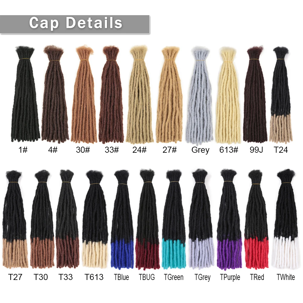 Натуральные дреды ручной работы синтетические волосы для наращивания парик