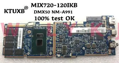 KTUXB DMX50 NM-A991 материнская плата для ноутбука Lenovo MIIX 720-120IKB ноутбук HM97 DDR4 100% тесты