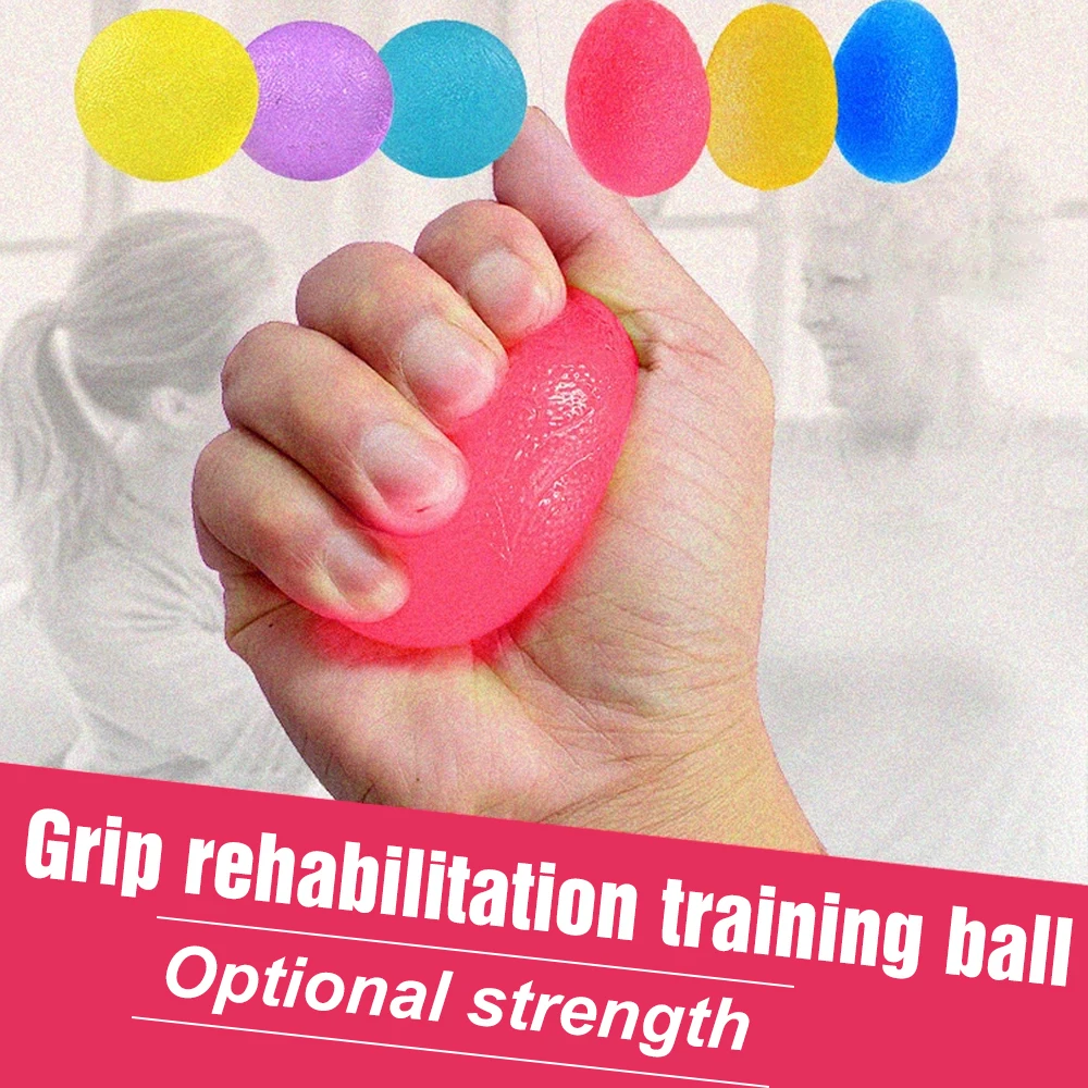 

1 шт. силиконовые для фитнеса ручной зажимной эспандер шар для кистей рук яйцо силовой тренировки мышц восстановления вышлите ваш заказ пря...