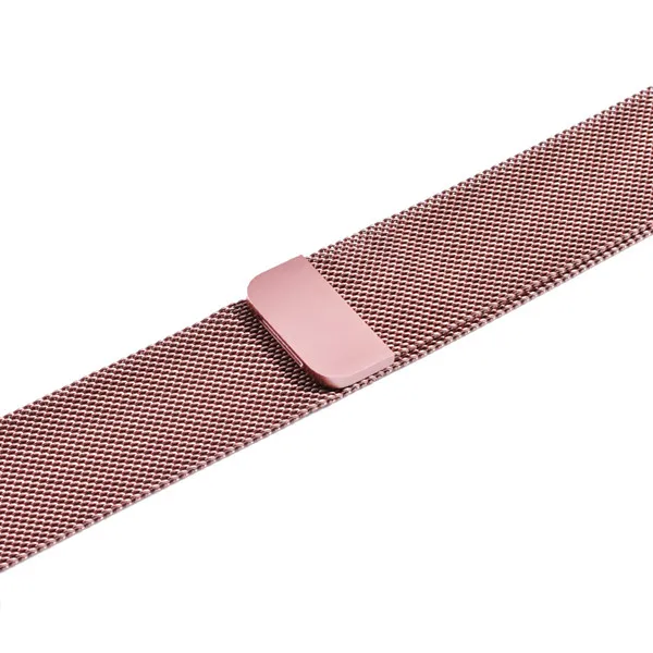 Ремешок для Apple Watch Milanese Loop band для iwatch series 4 3 2 1 браслет 40 мм 44 мм iphone ремень 38 42 мм аксессуары - Цвет ремешка: rose pink