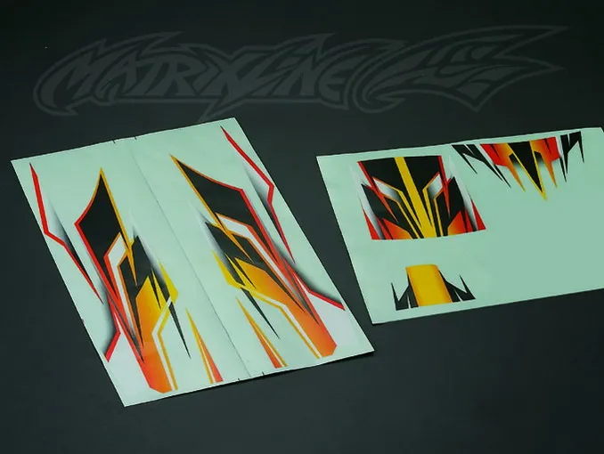 Mazda decal 5 1/10 RC автомобиль прозрачное тело 190 мм NNissan S13 S15 GTR34 35 180SX RX8 RX7 дрейф местности - Цвет: Mazda decal 5