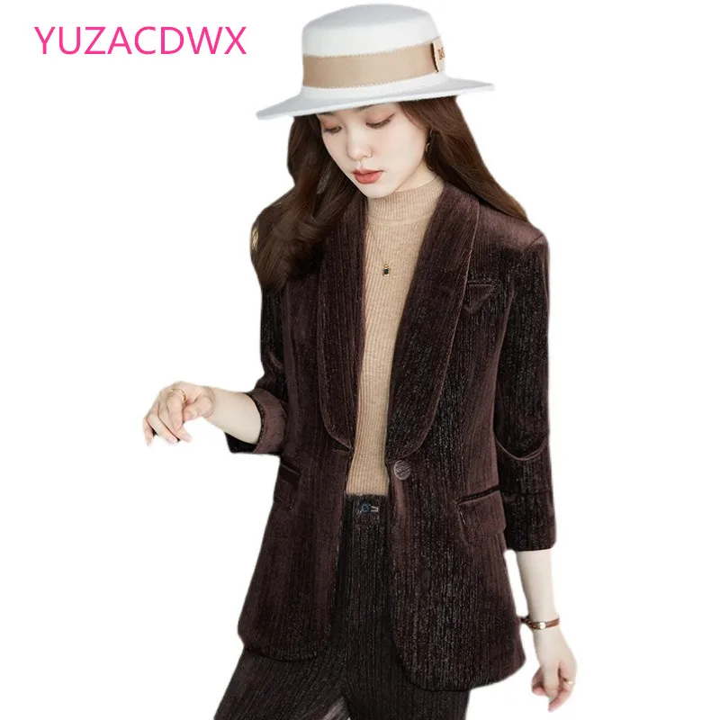 Autumn Winter High Quality Fabric Formal Uniform Designs Pantsuits with Pants and Jackets Coat Professional Women Business Suits
