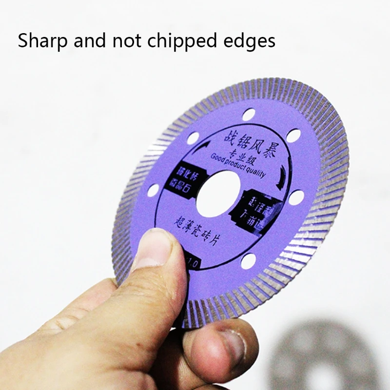 

Dry Cutting Diamond Saw Web w/Cooling Holes 20mm Inner Diameter For Stone Cutting And Grinding For Angle Grinder 4.13 x0.04in