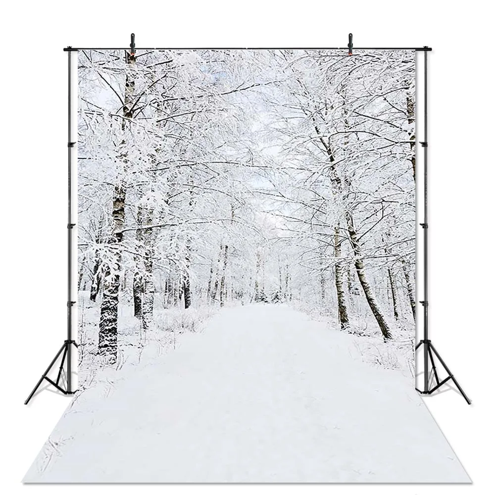 Forest Рождественский фон для портретной фотографии зимнее украшение фото стенд фон для фотографической печати - Цвет: Forest