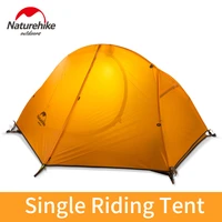 naturehike cycling tent single camping 1person ultralight fishing winter waterproof shelter bouble layers outdoor tent with mat