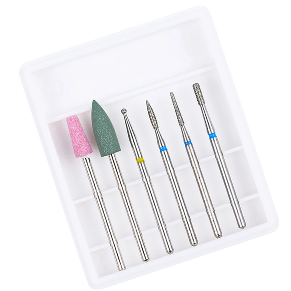 

6pcs/Set Manicure Grinding Head Nail Polish Manicure Grinding Tool Set Manicure Machine Nail Art Tools