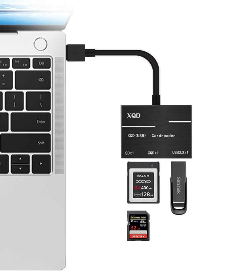 500 МБ/с./с высокоскоростной XQD 2 0 карта памяти Писатель адаптер USB 3 кардридер для Sony