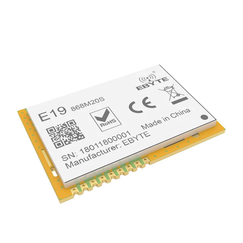 Lora Дальний диапазон SX1276 868 МГц 100 мВт штамп антенна отверстия IoT uhf беспроводной