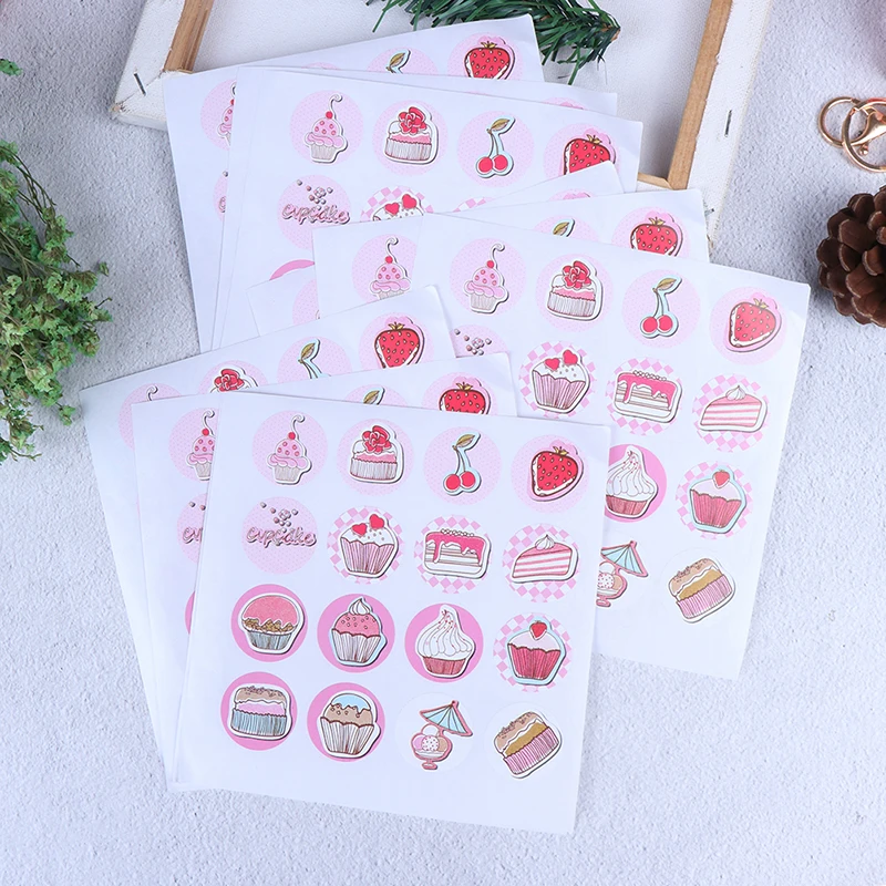 160 шт./компл. Милая чашка для торта DIY многофункциональная клейкая Рождественская