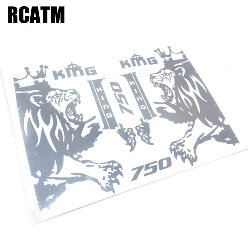 

Metal Sticker Lion King Painting Modification DIY Decoration for 1/14 Tamiya RC Truck Volvo FH16 750 56360