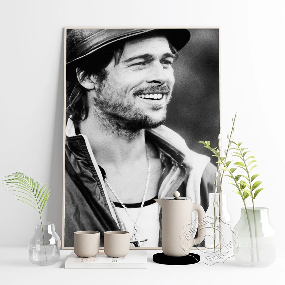Кинозвезда Брэд Питт-потсер настенное искусство актера принты Брэда Питта