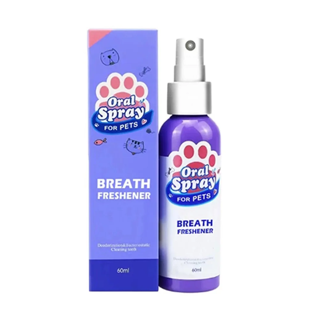 

Pet Spray Dog Oral Care Bad Breath Teeth Cleaning Breath Freshener Plaque Remover LB88