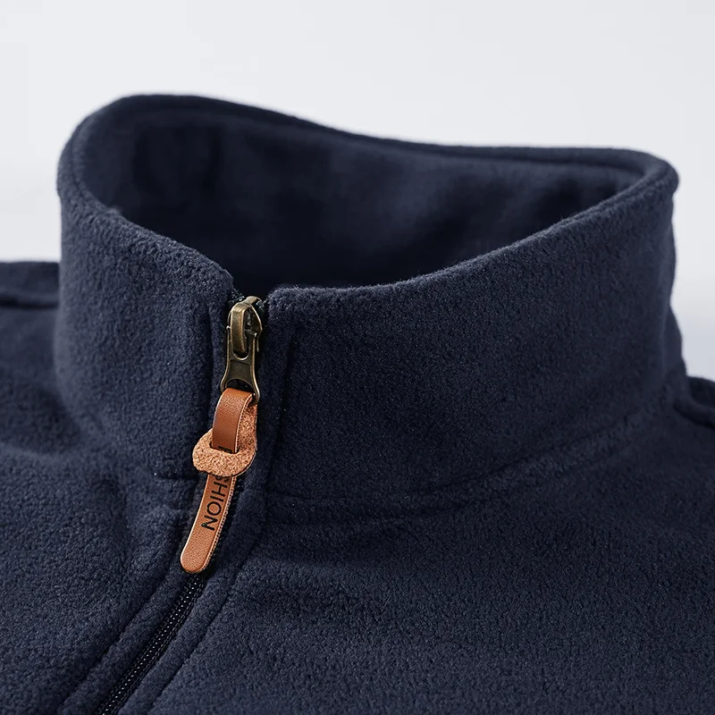 2020 Осень Зима Повседневная куртка без рукавов Мужская теплая флисовая мужская