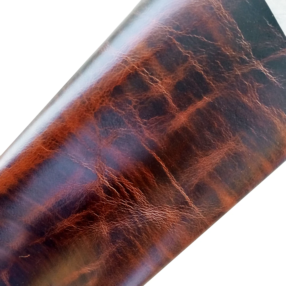 

DIY materia Leather craft Genuine Leather Crazy horse leather First layer cowhide oil wax skin 2.0mm handmade leather