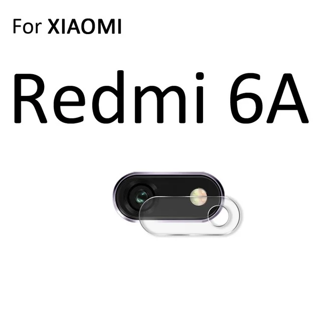 Задняя камера из закаленного стекла для объектива Xiaomi mi 9T Pro A3 Защитная пленка для экрана для Red mi Note 8 7 6 5 Pro на Red mi 7 7A 6 6A 5 Plus - Цвет: For Redmi 6 6A