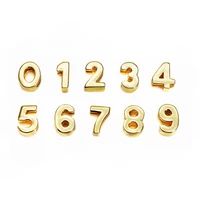 popular among people selling arabic numerals beads diy bracelet necklace smooth digital pendant accessories