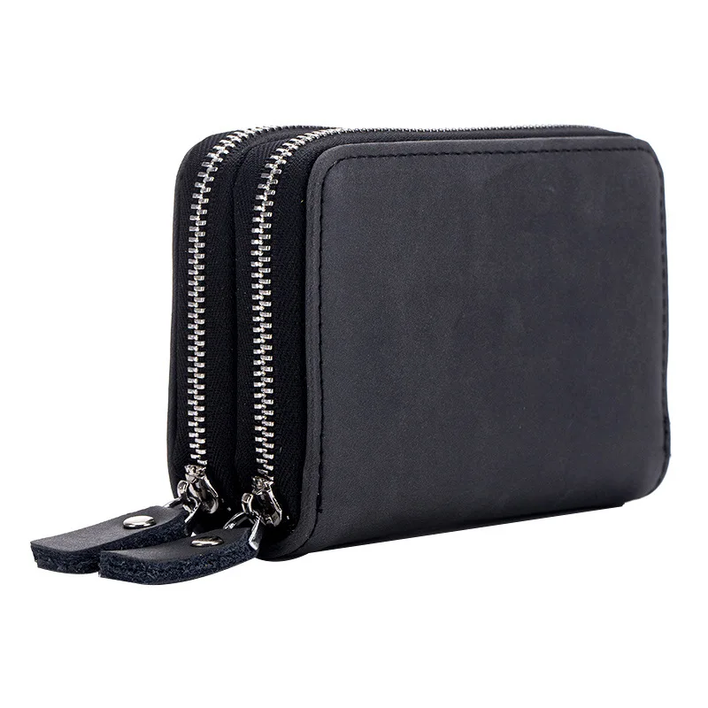 Многофункциональный кошелек унисекс из натуральной коровьей кожи с отделением