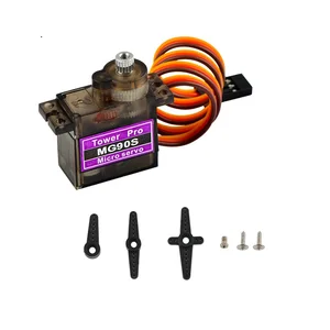 MG90S рулевого Шестерни SG90 обновленная версия 9G Servo 180 градусов Управление Servo Мотор для Робот-манипулятор миниатюрный наклонной пластины рулевого управления