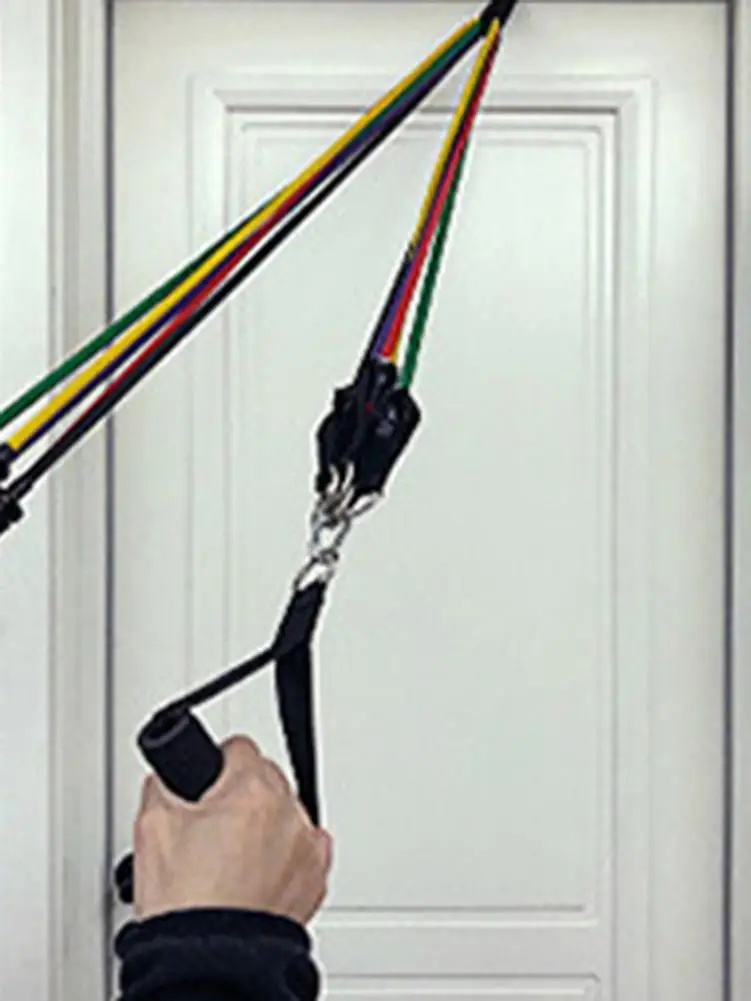 Комплект эспандера для фитнеса в помещении комплект йоги дверной анкер и ремешок