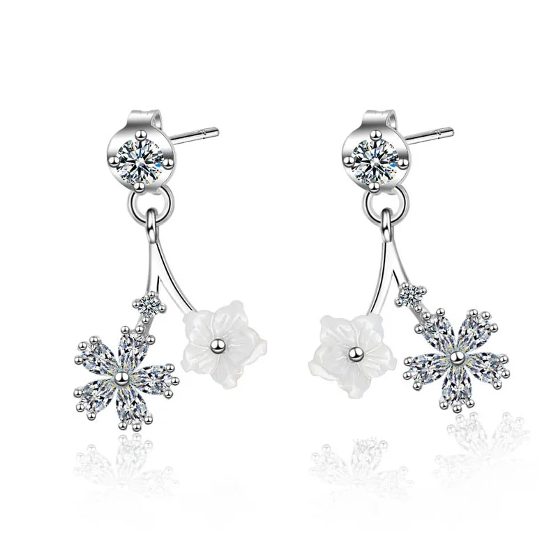 

Серьги из серебра 925 пробы с фианитами