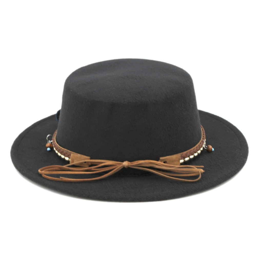 Шляпа-котелок из смеси шерсти для мужчин и женщин 56-58 см | Аксессуары одежды