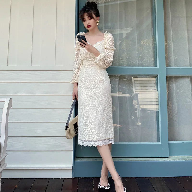 

Новый стиль платикодон Великолепный цветочный во французском стиле первая любовь платье супер фея Мори модное кружевное платье для женщин ...