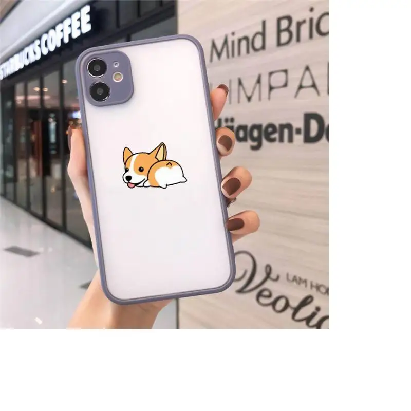 

Creative cute couple cartoon animal Phone Cases Matte Transparent for iPhone 7 8 11 12 s mini pro X XS XR MAX Plus cover funda