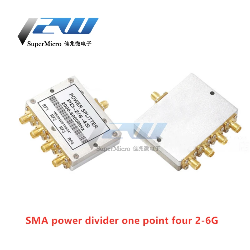 SMA microstrip разветвитель питания одна точка четыре 0 5 6G RF комбинированный WIFI 2
