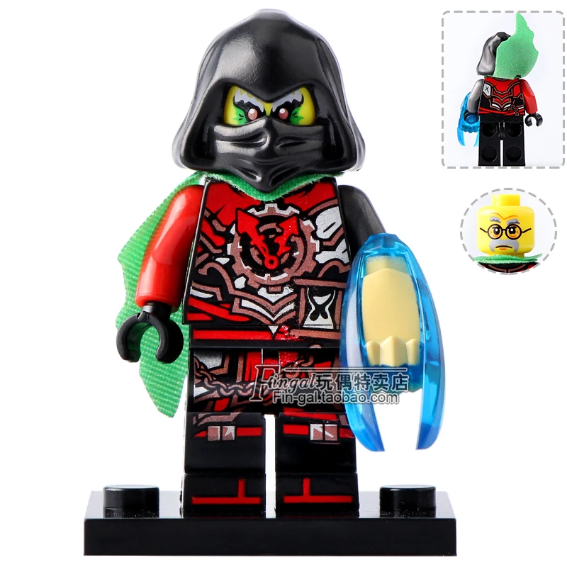 Фигурки Samurai Rivett Snake Nya Kai jay Cole Ninja minifig XH572 с накидкой строительные блоки детские