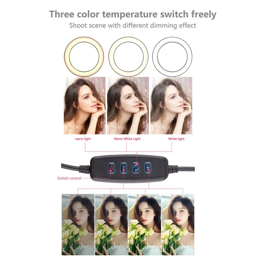 26cm 120LED Selfie Ring Lamp Led Light With Tripod For Phone Video Photography Lighting | Электроника