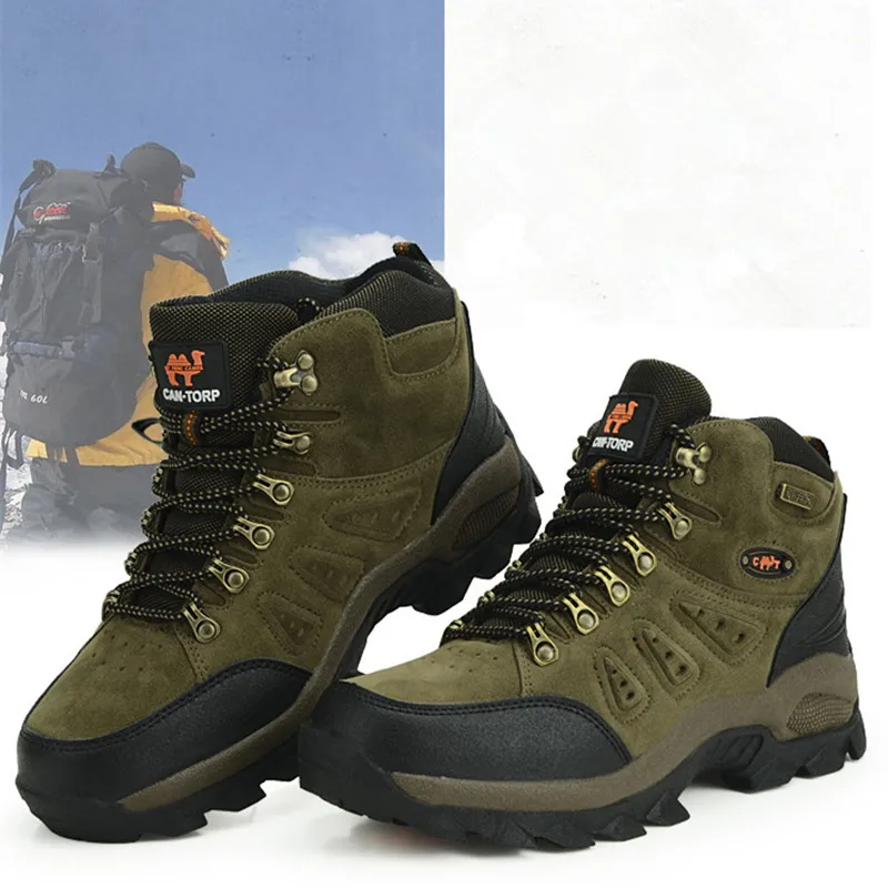 

Mens Womens Large Size Comfortable Hiking Boots Wear-resistant Outdoor Non Slip Climbing Footwear Sports Sneakers Ankle Boot