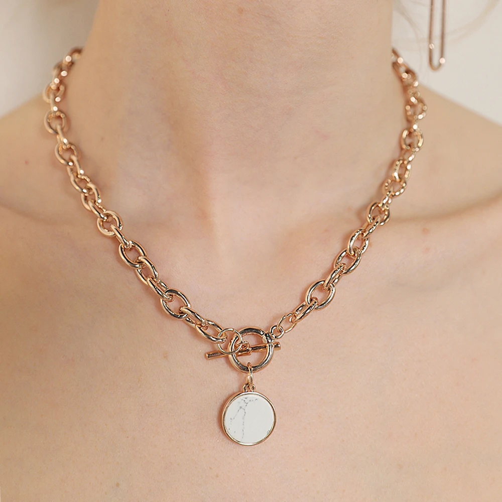 Новинка цепочка для свитера Готическая короткая воротника в Корейском стиле