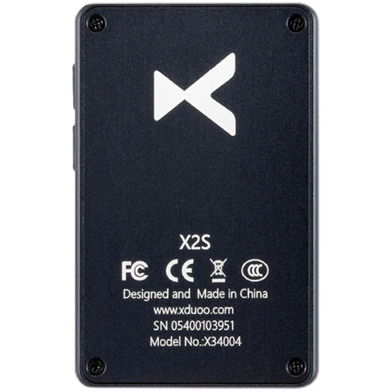 Портативный металлический Hi-Fi музыкальный плеер Xduoo X2S без потерь усилитель для