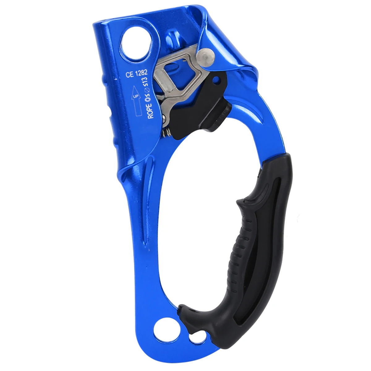 

Outdoor Mountaineering Climbing Right Hand Ascender Descender Grasp Clamp for 8-13mm Rope