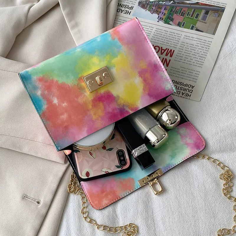 Новинка модные женские сумки-мессенджеры OkoLive недорогая сумка цвета радуги из