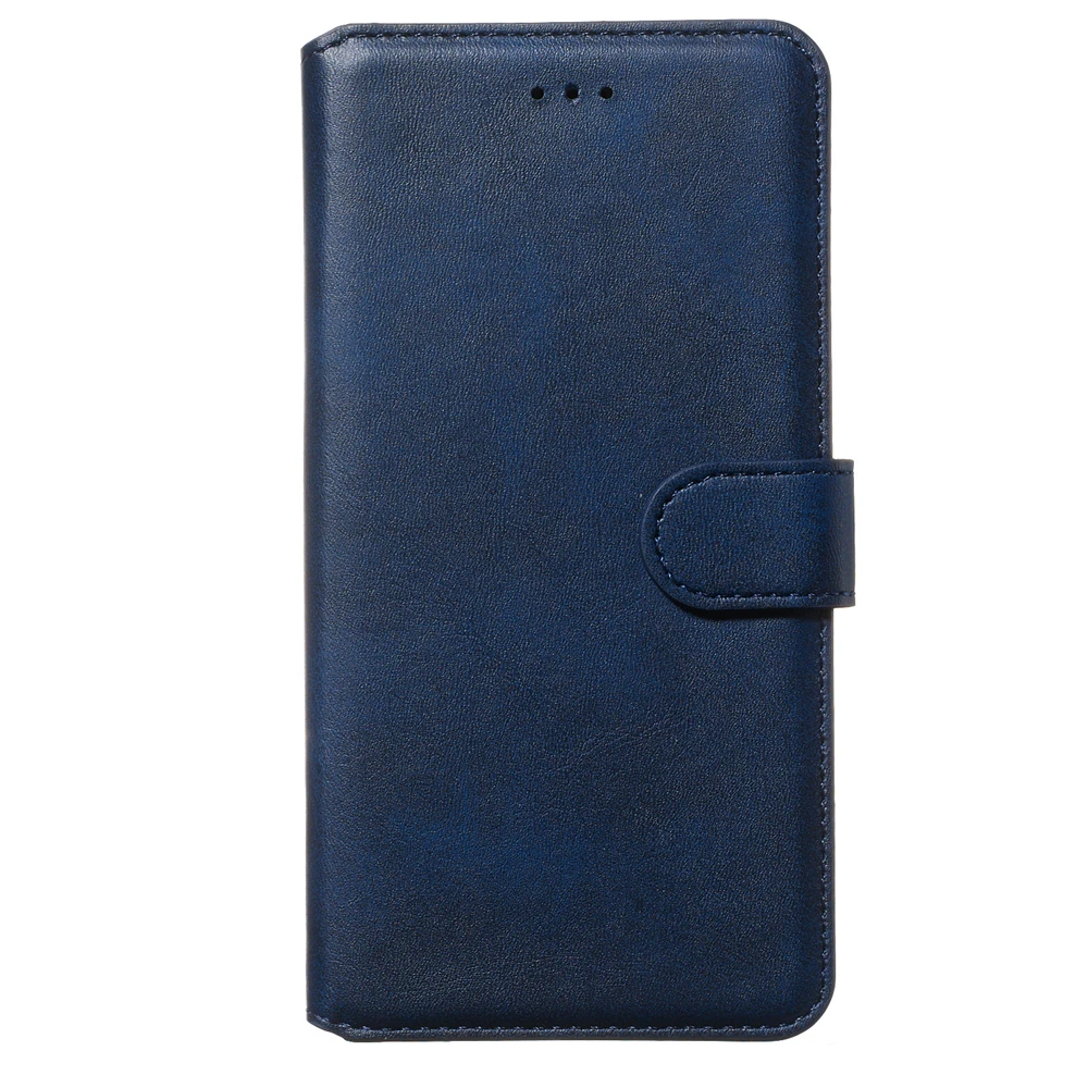 ДЛЯ Vivo Y91i Y91c Y83 чехол Классический теленок зернистый из искусственной кожи чехол-бумажник откидной Чехол-подставка защитный чехол с отделениями для карт Fundas