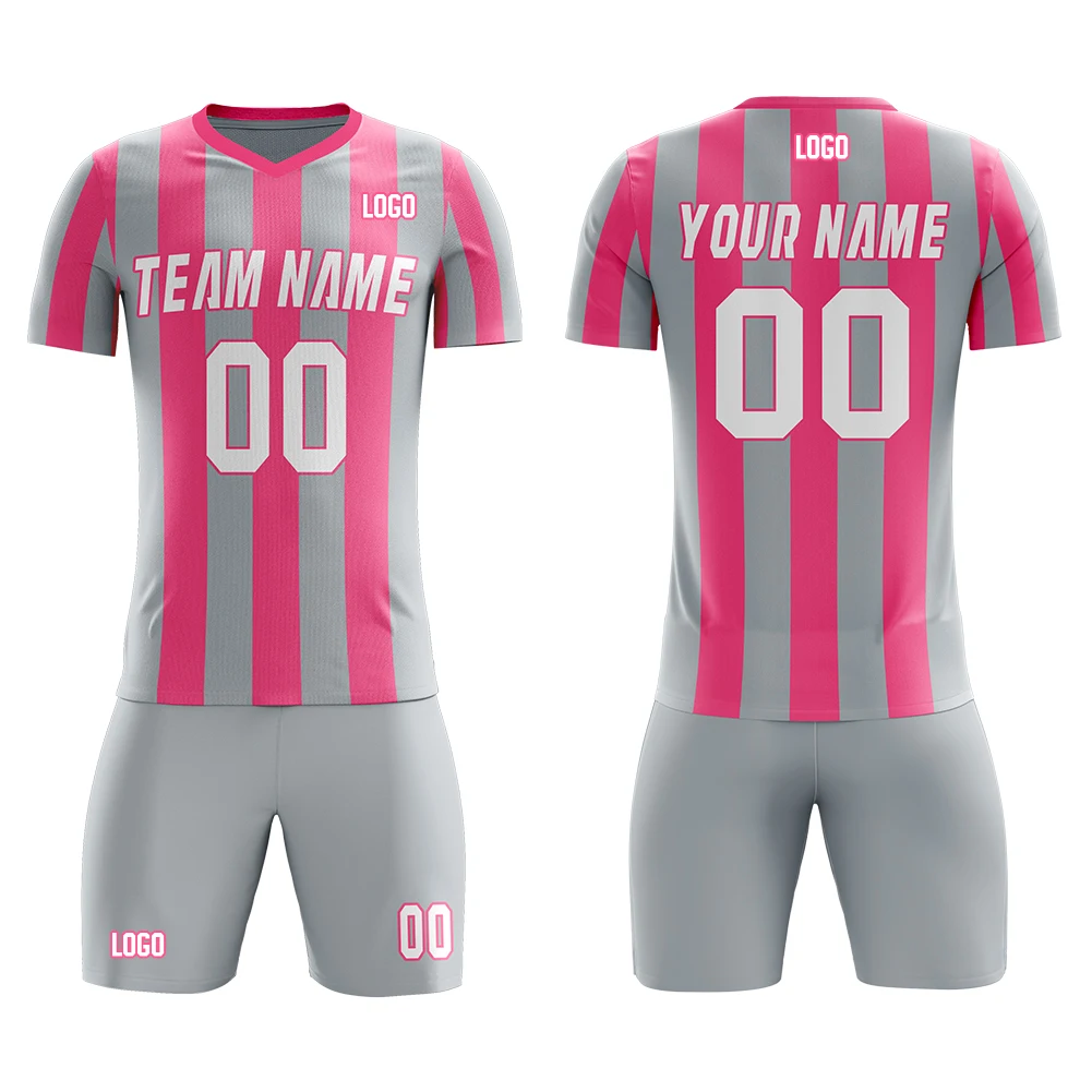

Custom Soccer Outfits Full Sublimated Your Team Name/Number Player's Soft Uniform Outdoor Game Jersey and Shorts for Adult/Youth