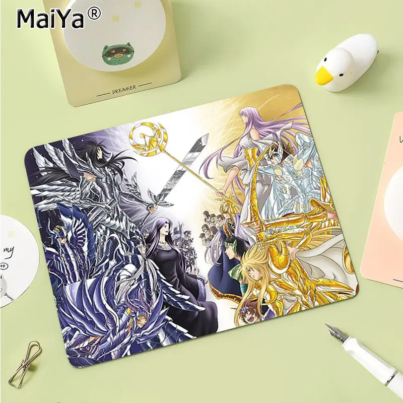 

MaiYa Simple Design Japanese anime saint seiya Silicone Pad to Mouse Game Smooth Writing Pad Desktops Mate gaming mouse pad