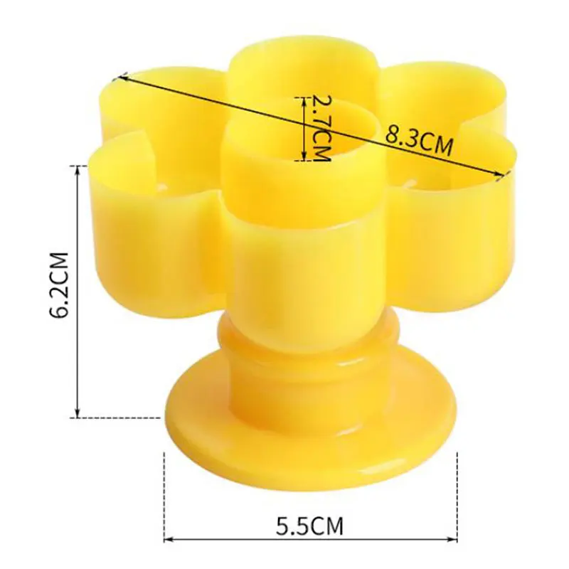 Çiçek şekli Donut yapma makinesi kesici şekerleme kek ekmek tatlı ekmek kalıp kalıp Waffle dağıtıcı çörek makinesi rastgele renk