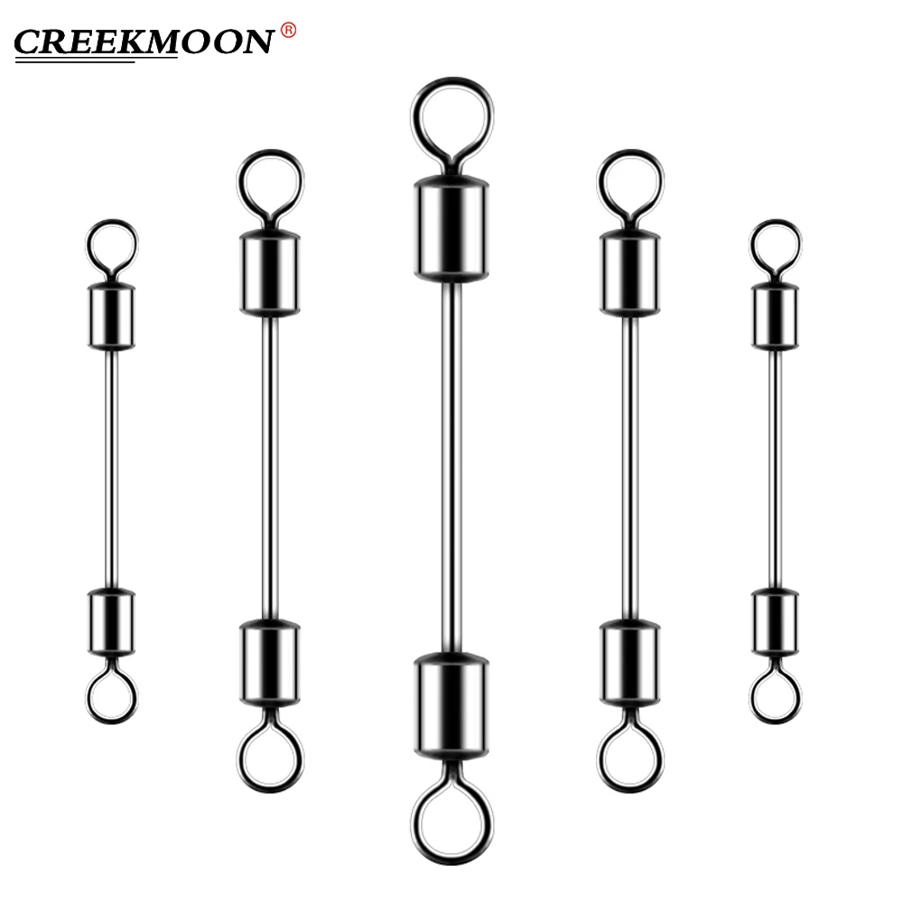 200 шт. длинный шарикоподшипник с быстрозажимом Вертлюги для рыболовного крючка