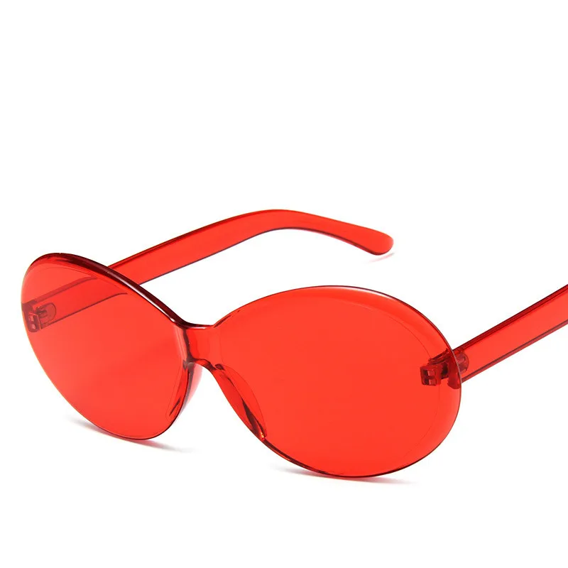 Женские крупные Солнцезащитные очки Мужские овальные UV400 Gafas Zonnebril винтажные