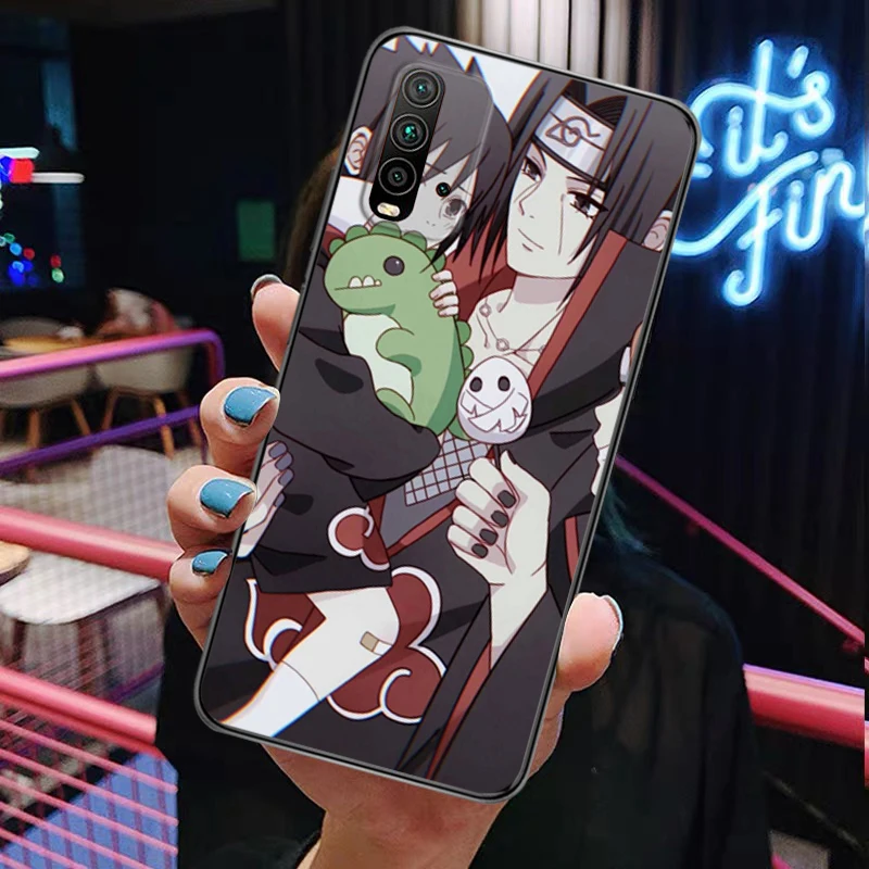 

N-Narutos Kakashi Sasuke Gaara Painting Phone Case Redmi 9 9 Pro 9T 9A 9C Redmi Note 9 9S Pro Max Cover Matte Funda Carcasa