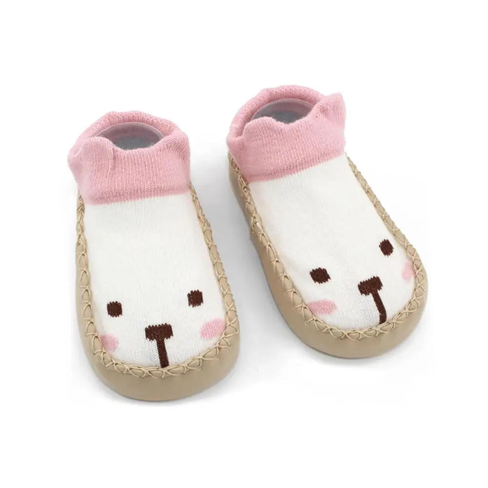 

Spring Cute Cotton Baby Anti Slip Socks for Newborns Infant Girls Boys Kids Toddler Newborn Babies Cartoon Prints Sock Shoes