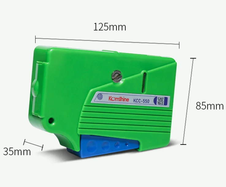 Оптический коннектор FTTH KomShine KCC-550 SC FC ST LC MU MT D4 DIN очиститель коробки для очистки 500